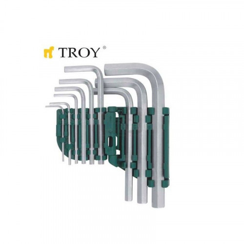 Комплект шестограмни ключове TROY 9 броя