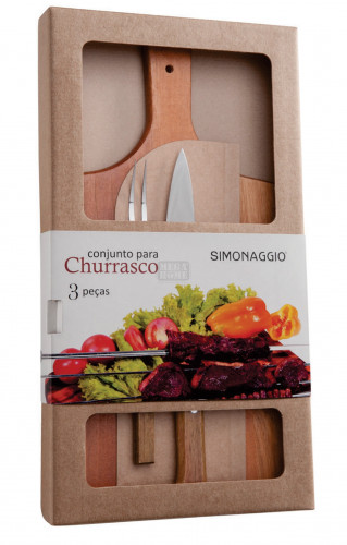 Комплект за хранене 3 части SIM-CHURRASCO (CH550/3)