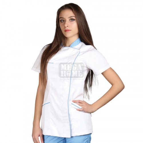 Дамска медицинска туника Be unique Sintia Light Blue XS-3XL