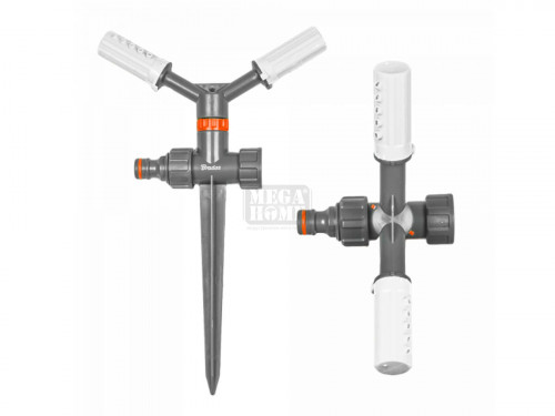 Разпръсквач 2-раменен за поливане с клин Bradas WHITE LINE
