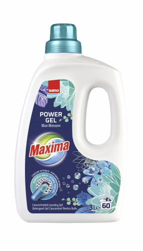 Концентриран гел за пране Sano Maxima сини цветя 3л/60 пранета