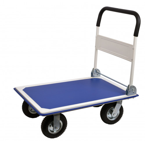 Платформена количка с надуваеми колела 300 кг
